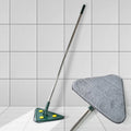 2-in-1 Extendable Triangle Mop – 360° Rotating Telescopic Mop (1 Pc)