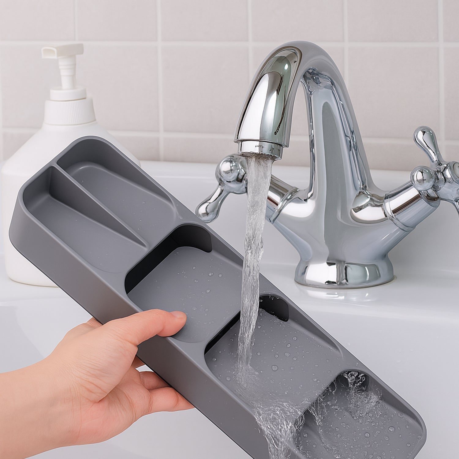 1 Pc Cutlery Tray Box Used For Storing Cutlery Items And Stuffs Easily And Safely