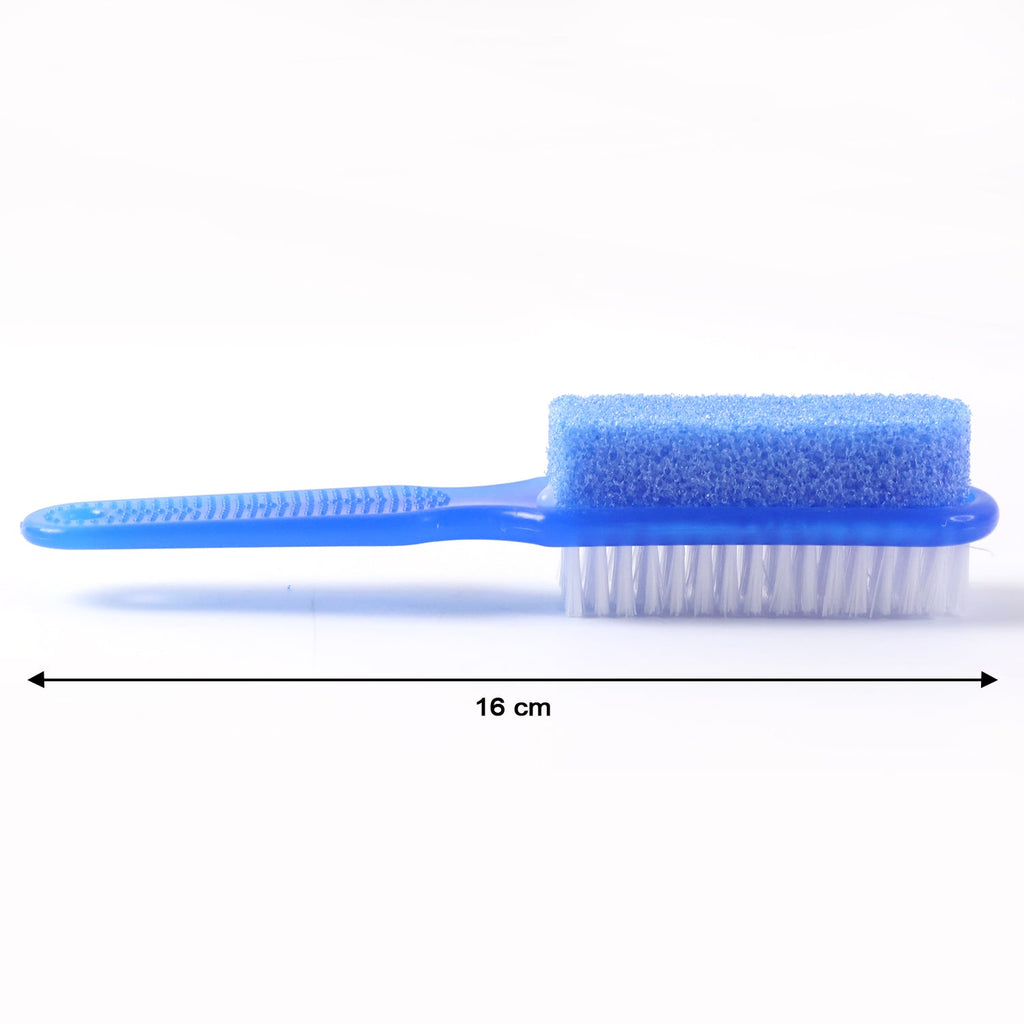 2-in-1 Foot Scrubber Brush with Pumice Stone