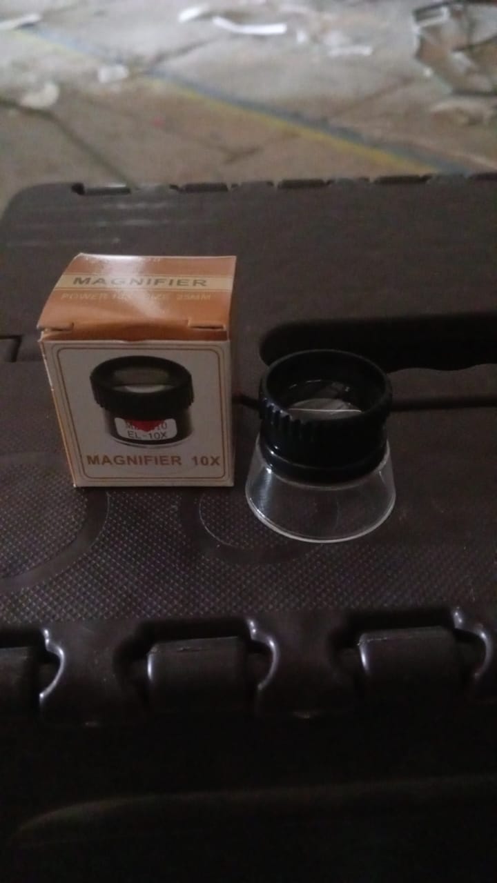 10X Magnifier Glass Repair Watch Magnifying Home, Office, hobby, Craft (1 Pc / 25 MM)